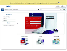 Tablet Screenshot of kuvertshop.bong.se